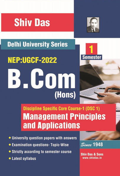 -Management Principles And Applications For B.Com Hons Semester 1 (NEP ...