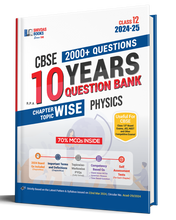 Shivdas CBSE Class 12 Physics Chapterwise Previous 10 Years Solved Papers Question Bank with MCQs for 2025 Board Exam (2024-25)